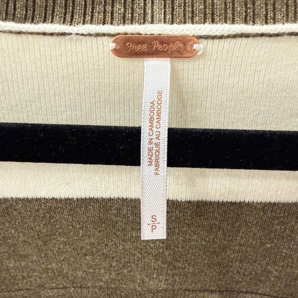 Free People League Of Her Own Cardigan in Aurora Pinecone Combo - Picture 7 of 8